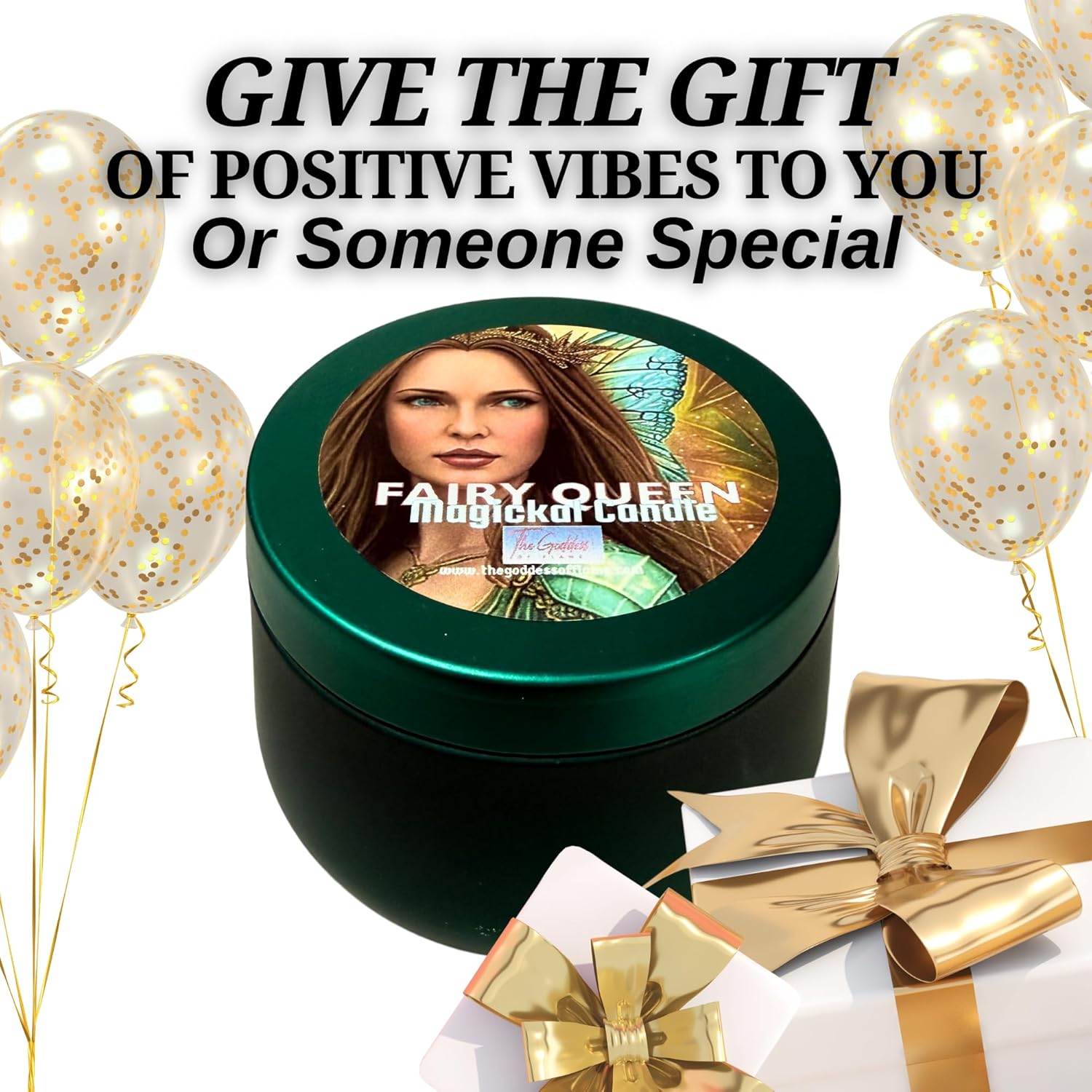 – Fairy Queen Candle | Ritual Spell Candle for Magic, Enchantment & Guidance | Wiccan, Pagan, FAE, Nature Spirit (Large 14oz)