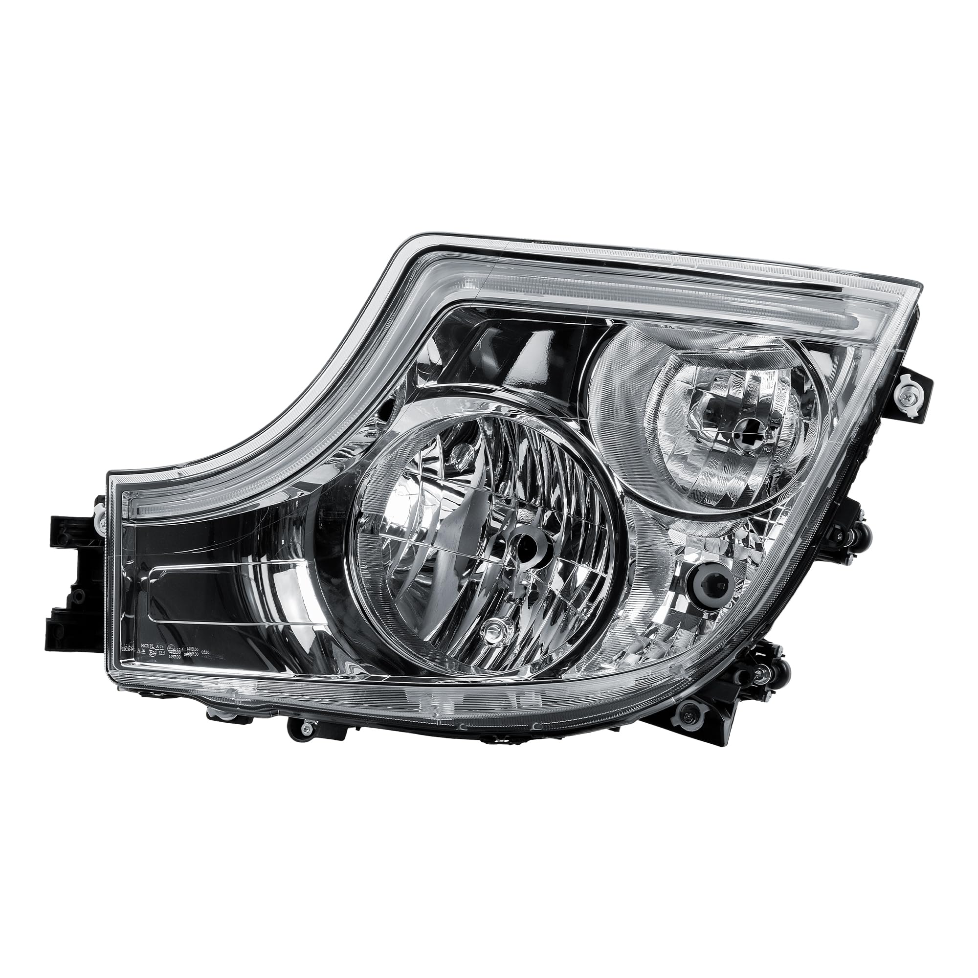 LONGLING Zamiennik 24 V lewy reflektor elektryczny z oświetleniem LED do jazdy dziennej Mercedes Actros MP5