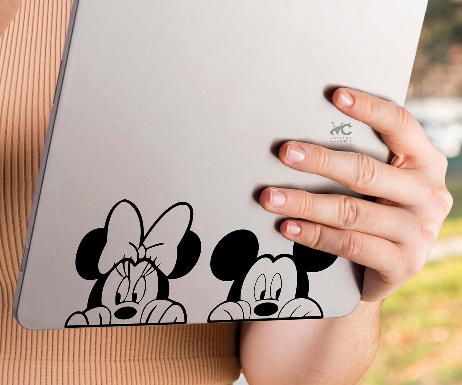 – Mickey Mouse & Minnie Mouse Stickers - Vinyl Decal for Car & Van-Indoor & Outdoor use for Long Lasting - Waterproof Quote Stickers for Laptop – VC 464