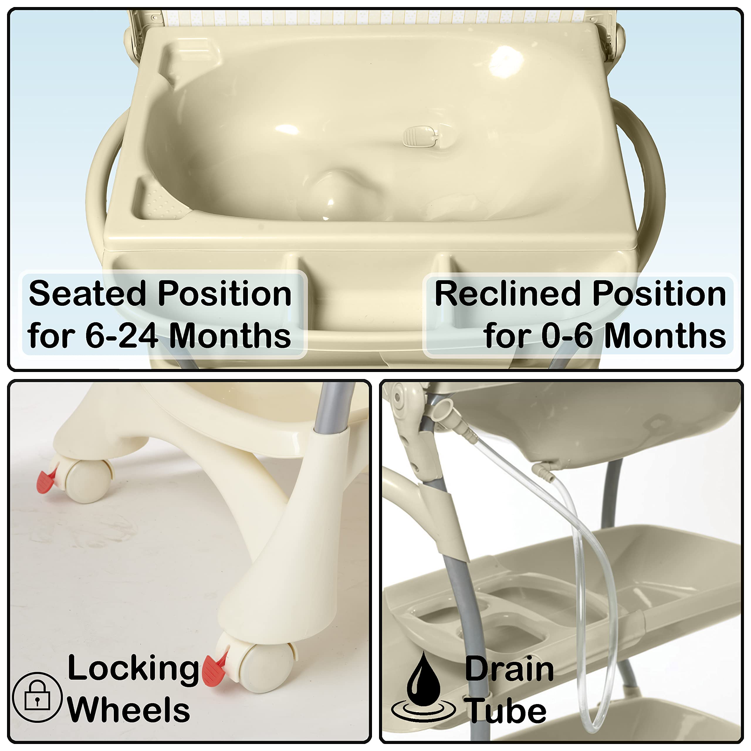 HOT Newborn Baby Primo Baby Euro Spa Bath And Table Primo