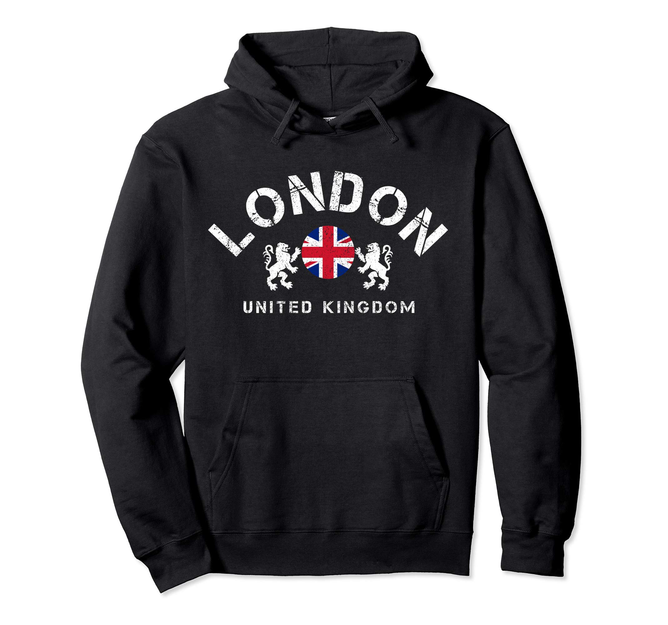 London UK Apparel & SouvenirsLondon UK United Kingdom Union Jack England Souvenir Gift Pullover HoodieOEKO-TEX STANDARD 100