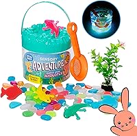 Creativity for Kids Sensory Adventure Axolotls Kit - Glow-in-Dark Sensory Bin, Fine Motor Tools, Screen-Free Play for Ages 4+