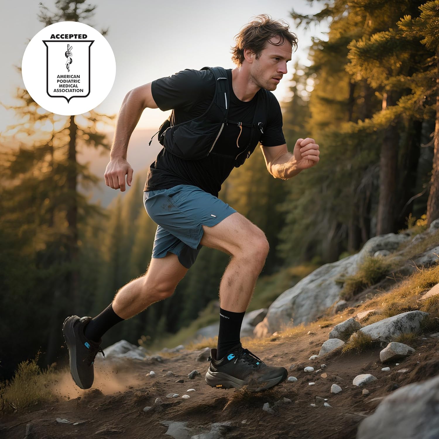 NORTIV 8 Men's Wide Toe Box Trail Running Shoes Cushion Walking Barefoot Tennis Workout Gym Cross Training Shoe Fashion Sneakers Whitney