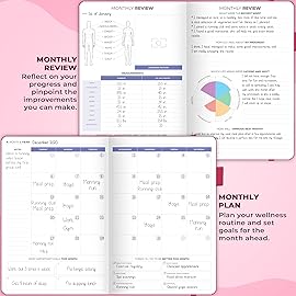Clever Fox Fitness & Food Journal - Nutrition & Workout Planner for Women & Men - Diet & Gym Exercise Log Book with Calendars, Diet & Training Trackers - Undated, A5 Size, Hardcover (Fuchsia)
