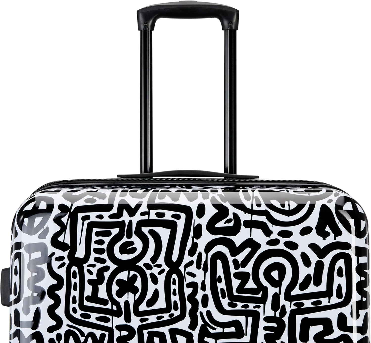 American Tourister Keith Haring Mickey Mouse Hardside Luggage with Spinner Wheels, Carry-On 19-Inch