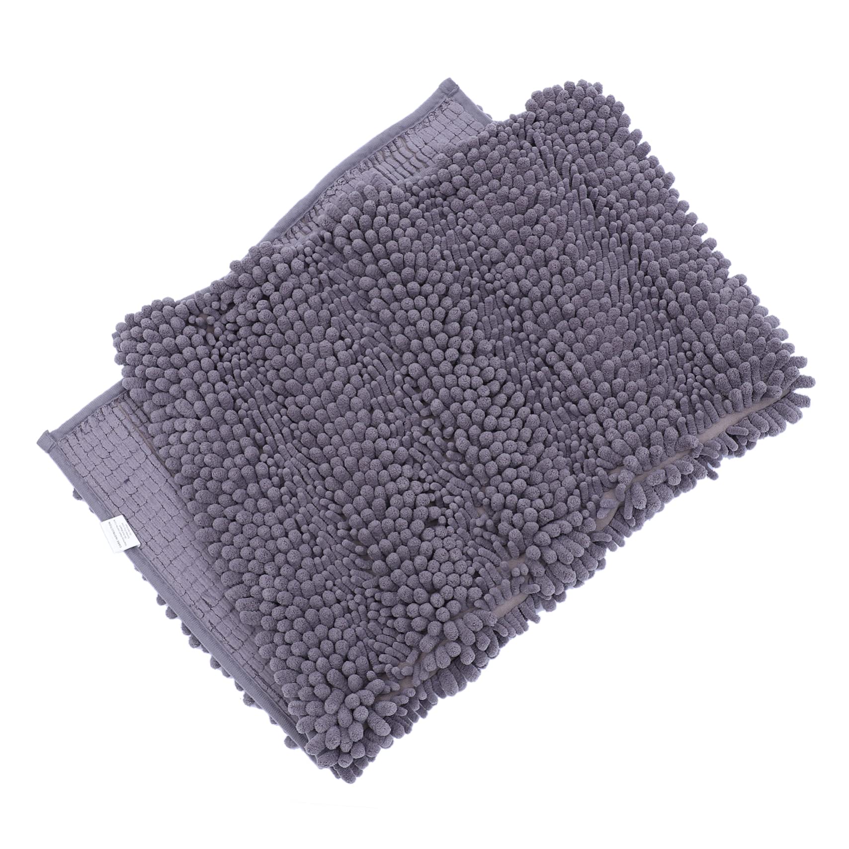 Tapis de bain chenille Amosfun antidérapant et absorbant pour salle de bain