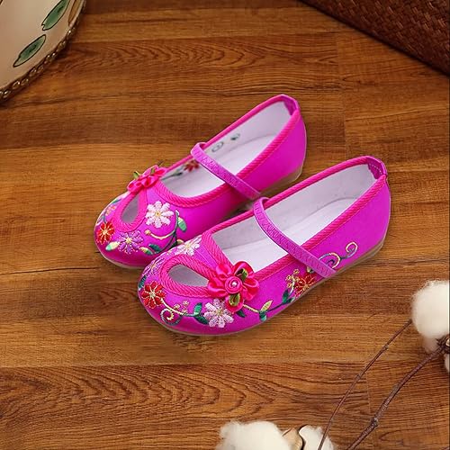 Miniatura 8 de RUIFUU Encanto Mirabel - Zapatos para niñas, disfraz de Halloween, cosplay, vestido Mirabel, zapatos planos Mary-Jane