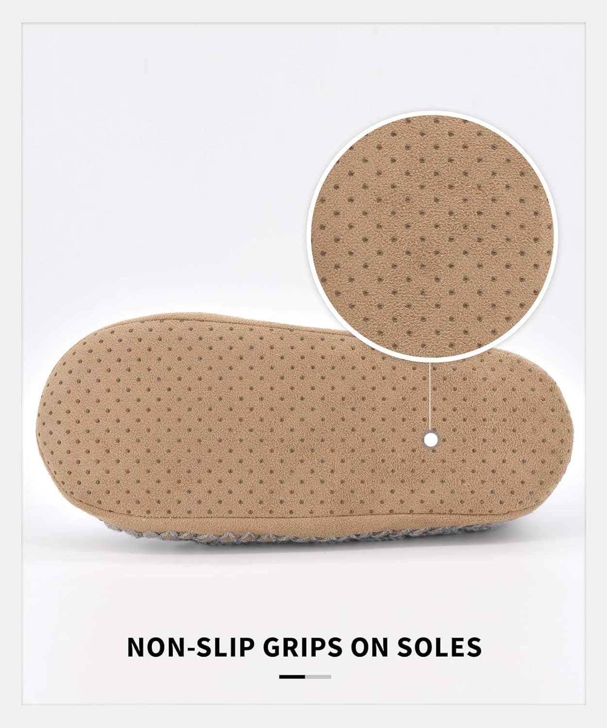 Panda Bros Slipper Socks for Women With Grippers, Fuzzy Cozy Slipper Booties With Non Slip Bottoms, Cozy Warm House Slippers - Image 4