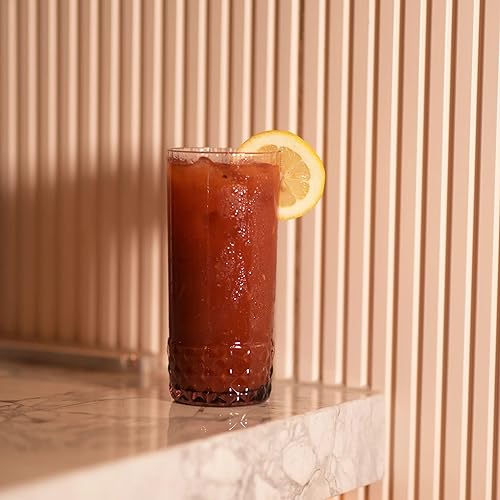 Miniatura 10 de Bormioli Rocco America '20s - Vasos enfriadores de 16.25 onzas, azul zafiro, juego de 6