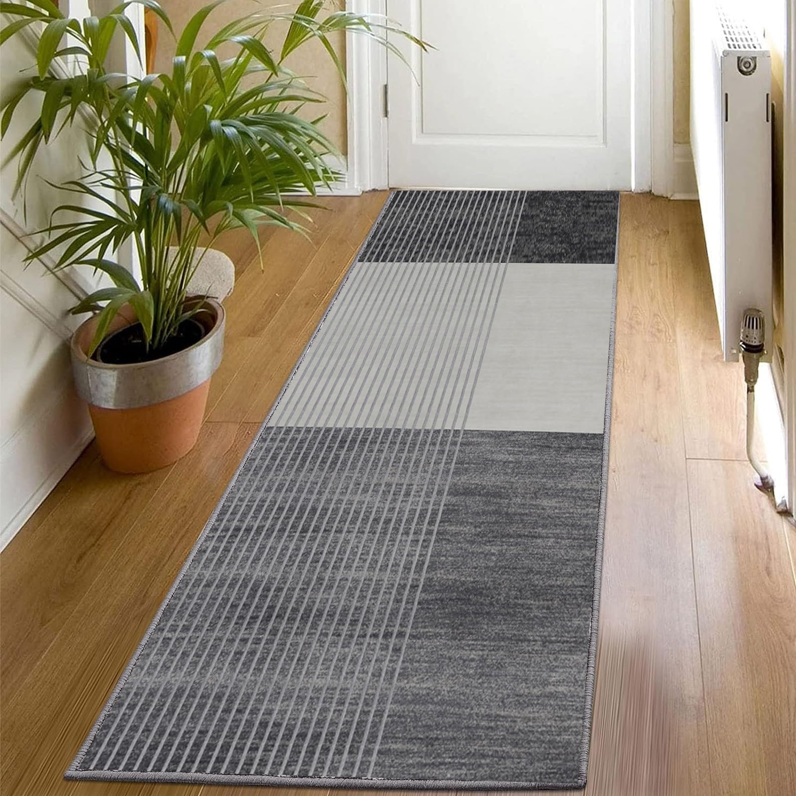 Tapis couloir long antidérapant 90 x 500 cm pour embellir votre entrée