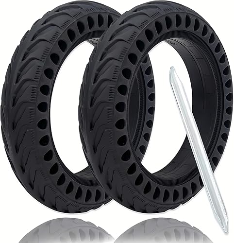 Scooter Solid Tires 8.5 Inch for Xiaomi Mijia m365 Gotrax Gx V2Gotrax XR Scooter Solid tire, Replacement Solid Tires with Installation Tool 2 PCS