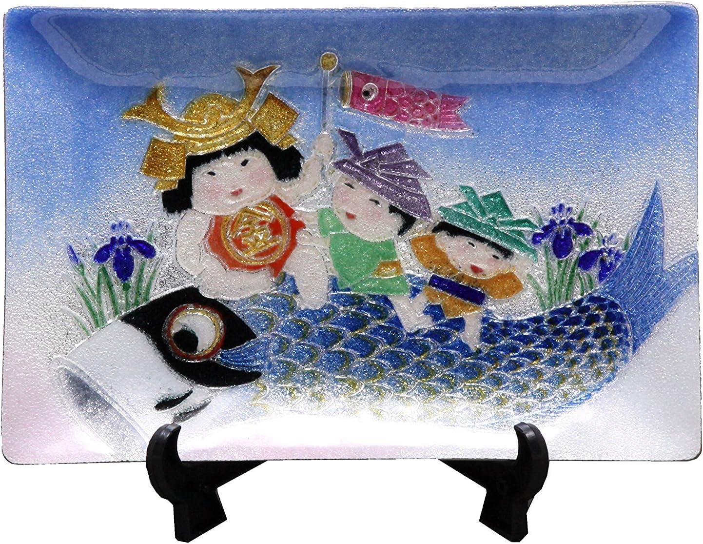七宝焼 飾皿 端午の節句こどもの日 (46 鯉のぼり) Amazon.co.jp: 七宝焼 飾皿 端午の節句こどもの日 (46鯉と子供達