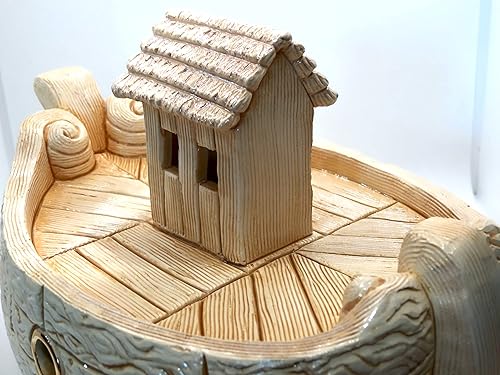 Miniatura 4 de Colección De Rosa De Cerámica Esculpida Hecho A Mano Noé (Blanco)