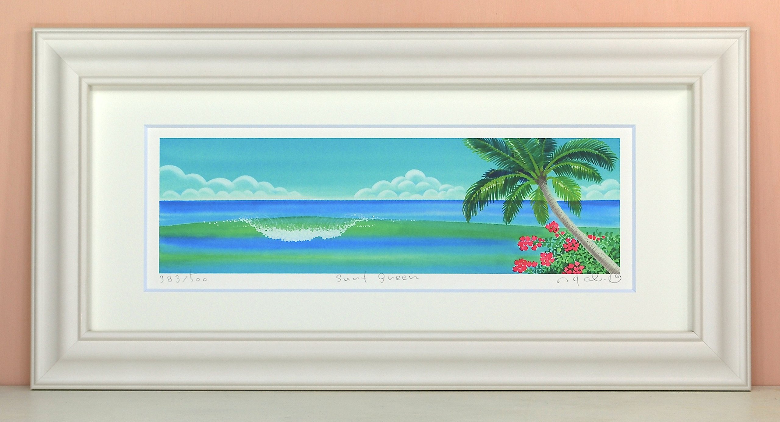 Amazon.co.jp: Surf green 栗乃木ハルミ (くりのきはるみ) 横長タイプ