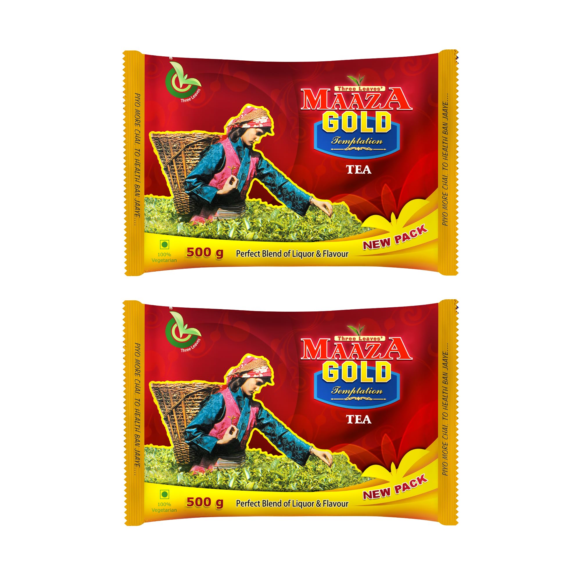 Maaza Gold Tea | 2 in 1 Combo 500 gm each | Assam Teas with Gently Rolled Aromatic Long Loose Leaves | Rich & Aromatic Chai | Black Tea-image-28