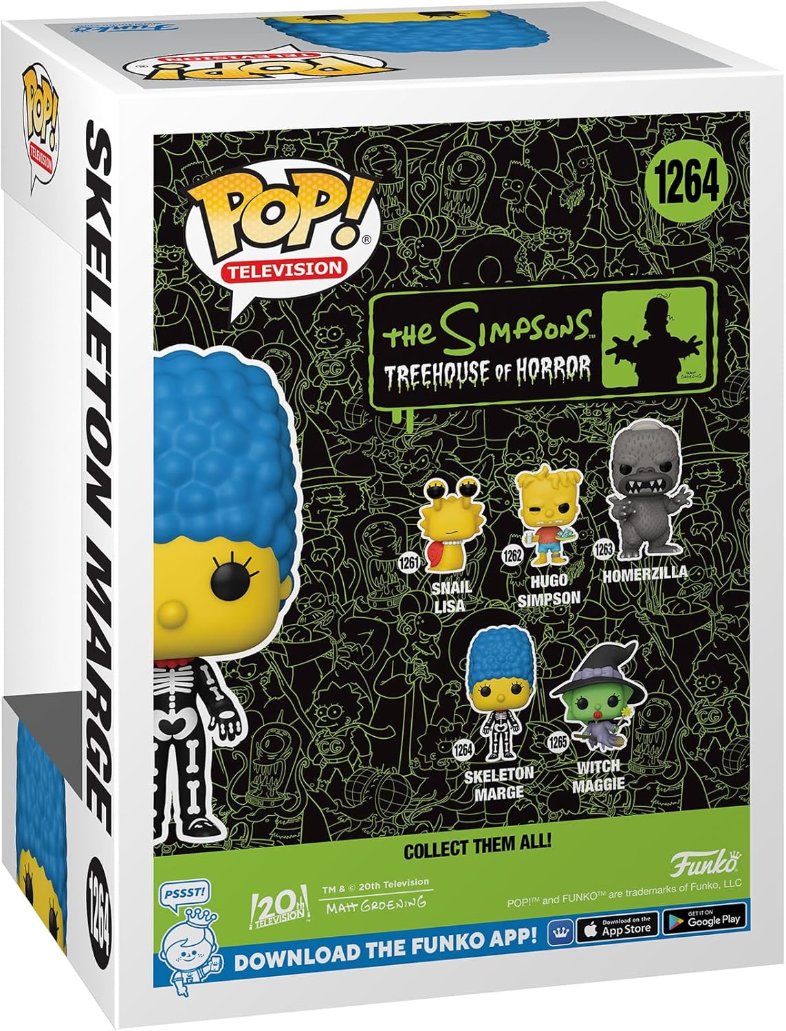 Funko POP! TV: Simpsons S9- Skeleton Marge Simpson - The Simpsons - Collectable Vinyl Figure - Gift Idea - Official Merchandise - for Kids & Adults - TV Fans - Model Figure for Collectors and Display