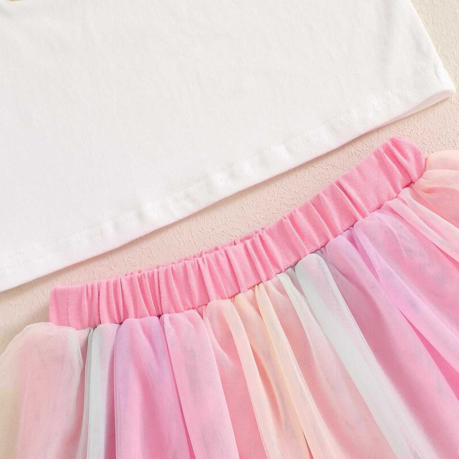 Toddler Baby Girl Birthday Outfit Letter Embroidery Long Sleeve Sweatshirt Tassel Dress Skirts Birthday Gift 12M-5T - Image 5