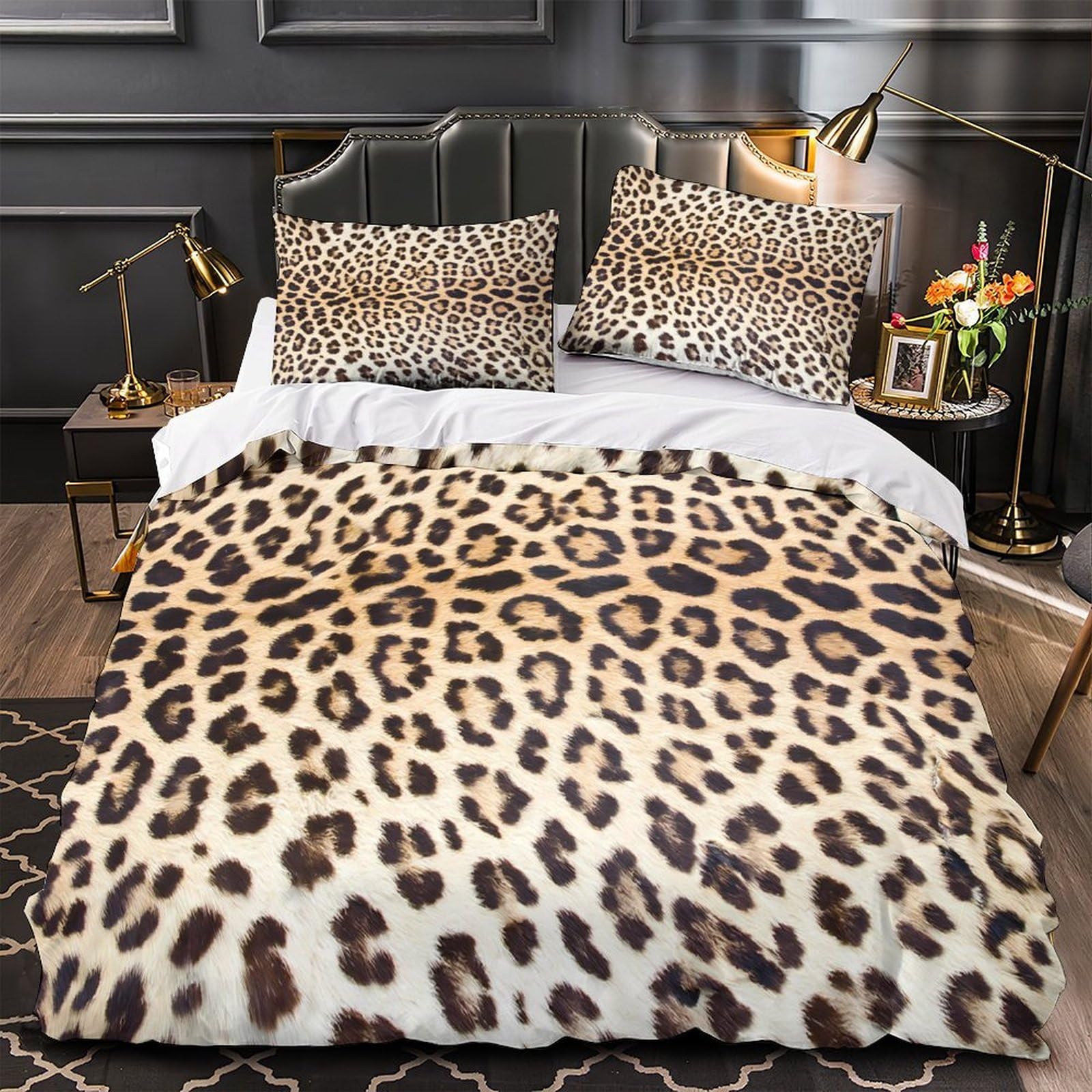 Housse de couette hypoallergénique microfibre 3D 200x200