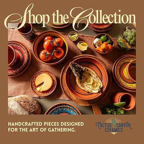 Miniatura 6 de Cactus Canyon Ceramics Jarra de terracota española de 2 cuartos de galón, color rojo