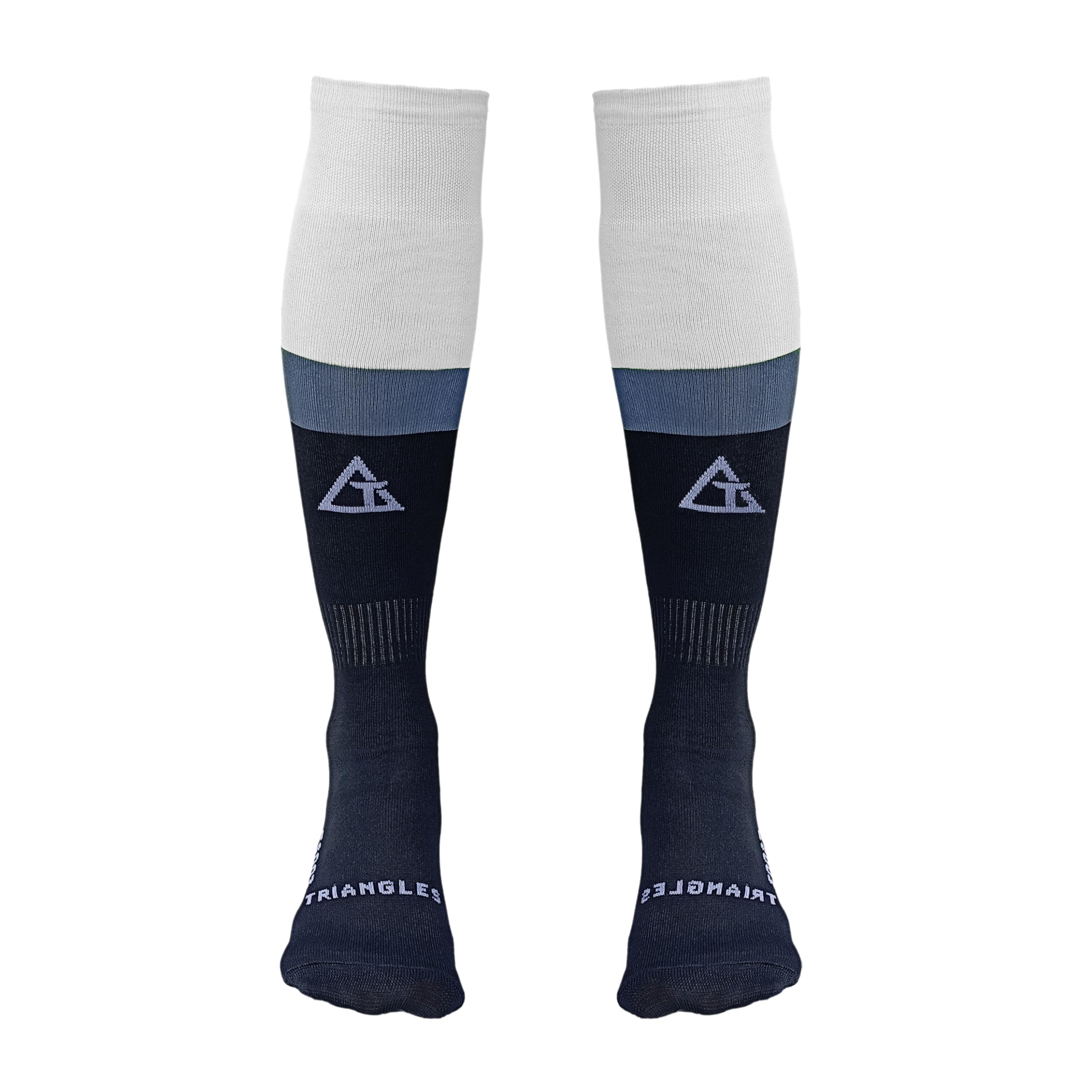 triangles Unisex Football Socks For Men and Women, Knee Length Socks, Stockings, Sports Socks, Soccer Socks, Football Stockings, Football socks, (F-Orange) 1 Pair Free Size-picture-42