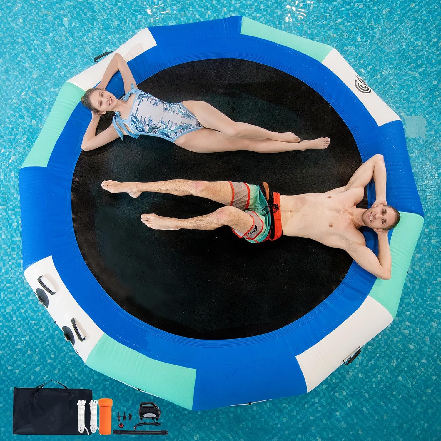 COOLWAVE Inflatable Water Trampoline for Lake