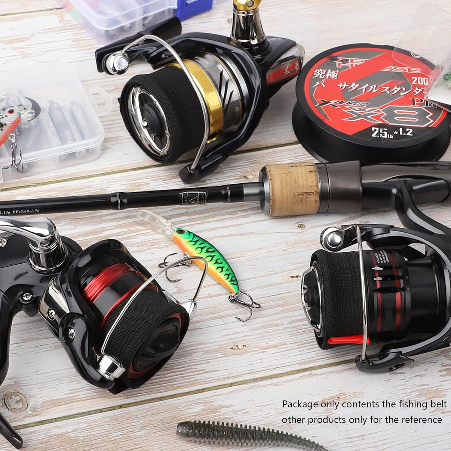 Dovesun Fishing Spool Belt, Fishing Reel Protection 4PCS