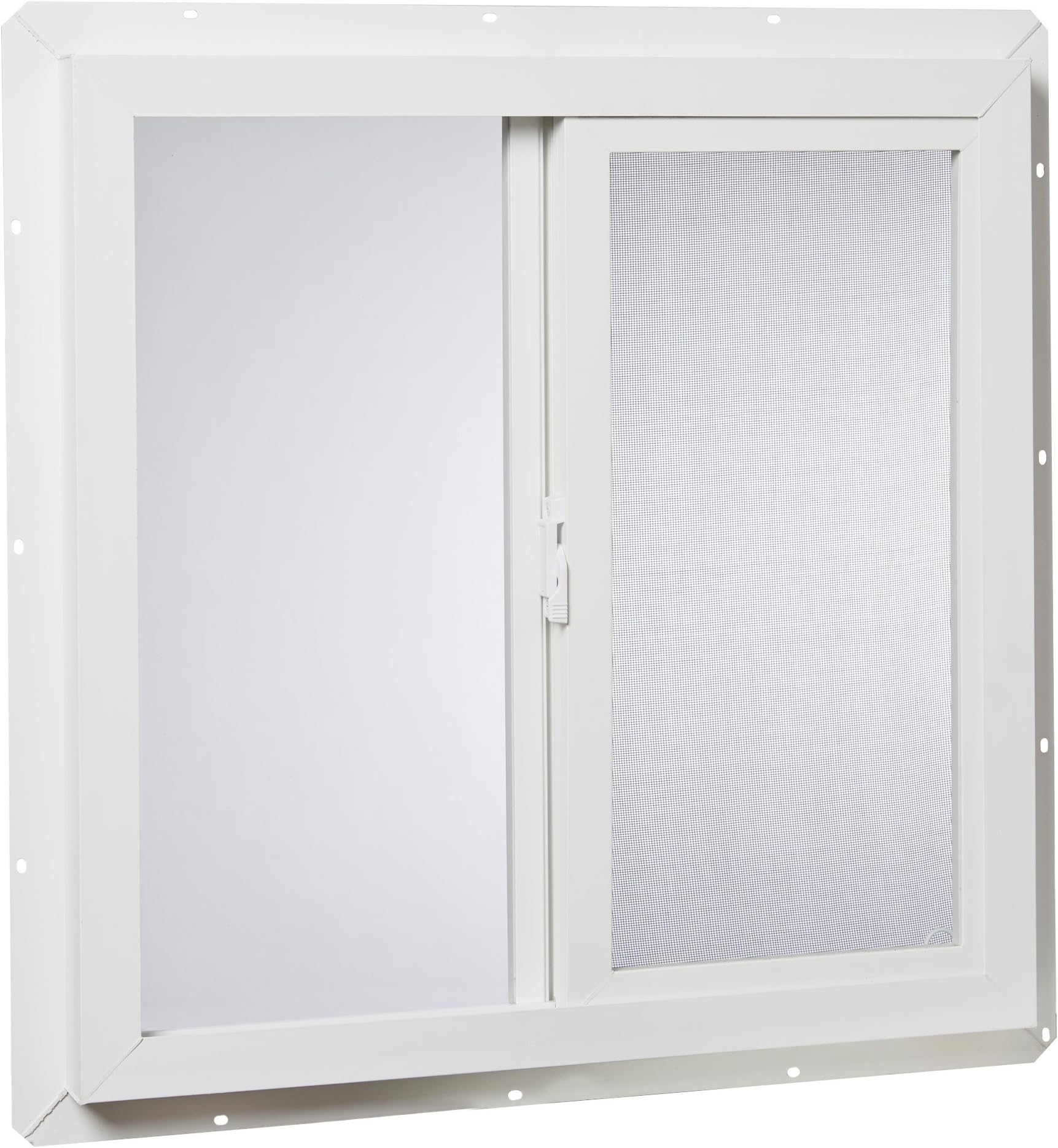 Park Ridge Products VUSI2424PR Park Ridge Slider Utility Insulated Sliding Vinyl Window, 24" X 24", White