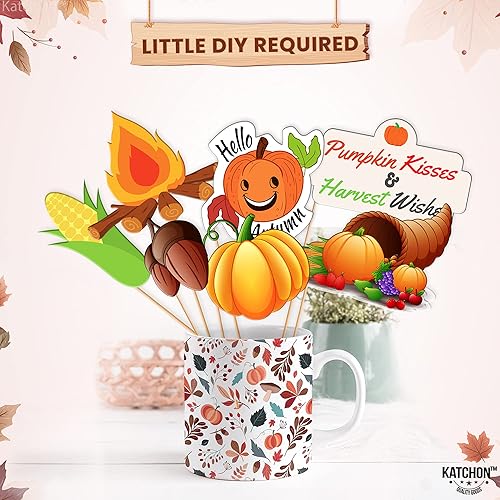 Miniatura 5 de KatchOn, Happy Fall Photo Booth Props  Paquete de 34  Accesorios para fotos de otoño  Accesorios de fotos de otoño  Accesorios para cabina de fotos