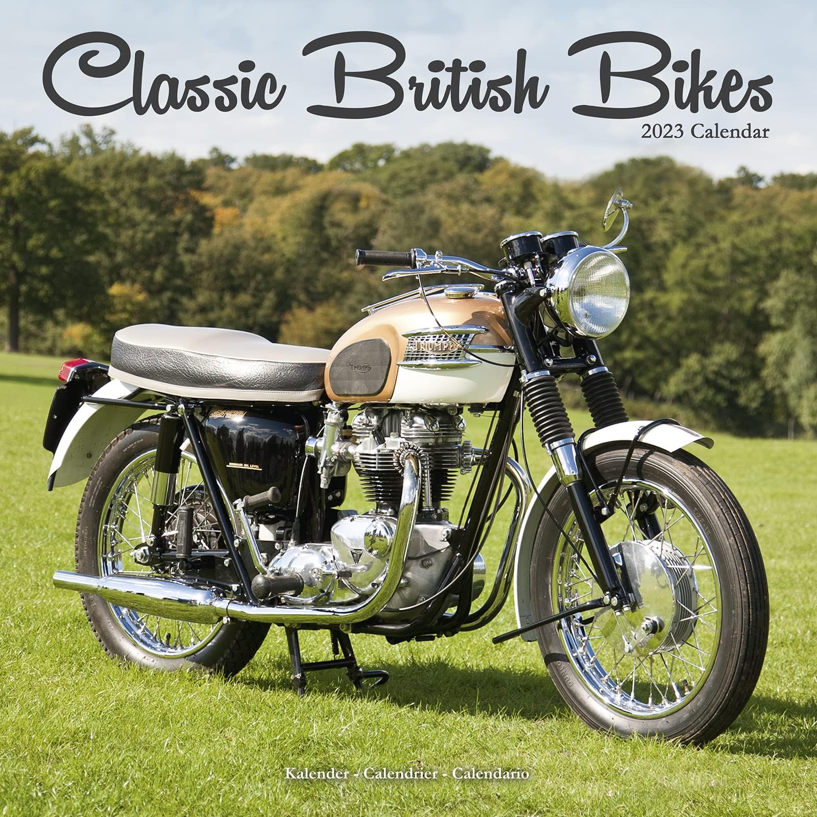 AVONSIDE 2023 Classic British Bikes Wall Calendar