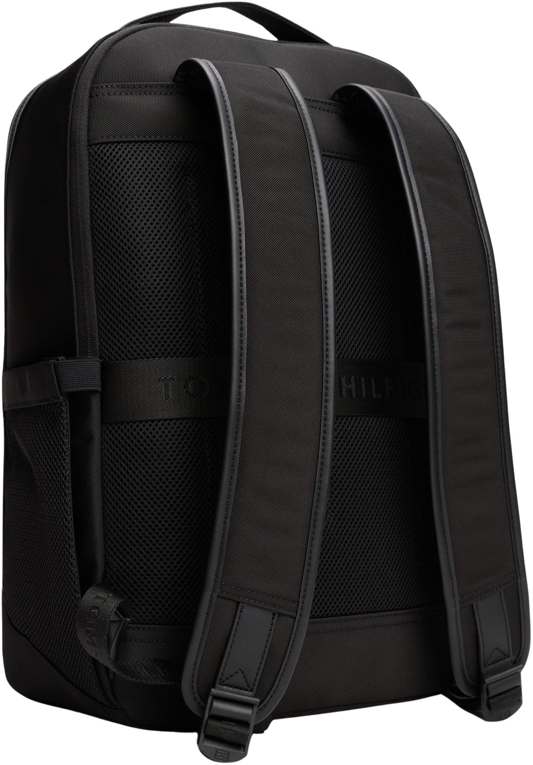 Tommy Hilfiger Herren Rucksack Nylon Travel Elegant, Schwarz (Black), Einheitsgröße