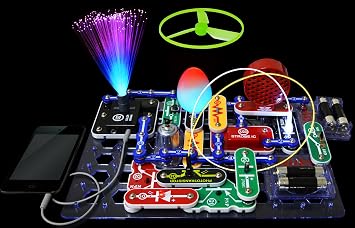 Snap Circuits SCL-175 Lights Electronics Exploration Kit | Over 175 Exciting STEM Projects | 4-Color Project Manual | 55 Snap Modules | Unlimited Fun