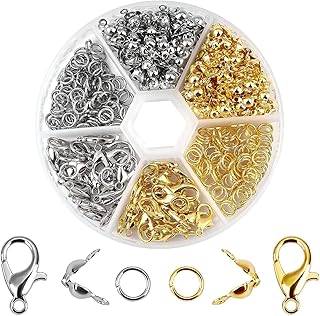 460 PCS Jump Rings Jewellery Making Supplies Bracelet Clasps and Closure...
