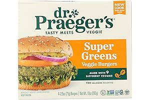 Dr. Praeger's Super Greens Veggie Burgers: A Plant-Based Powerhouse for Health-Conscious Foodies