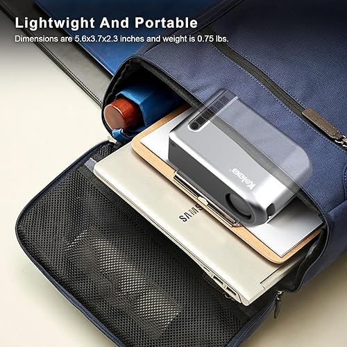 Miniatura 4 de Mini Projector with WiFi, Kolexa Small Portable Projector Supported Full HD 1080P Mini Projector for iPhone Pocket Projector Compatible with