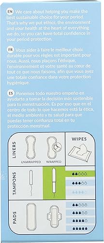 Miniatura 5 de Natracare Tampones regulares de algodón orgánico con aplicador de cartón, sin plástico, sin cloro, biodegradable 100% algodón (1 paquete, 16