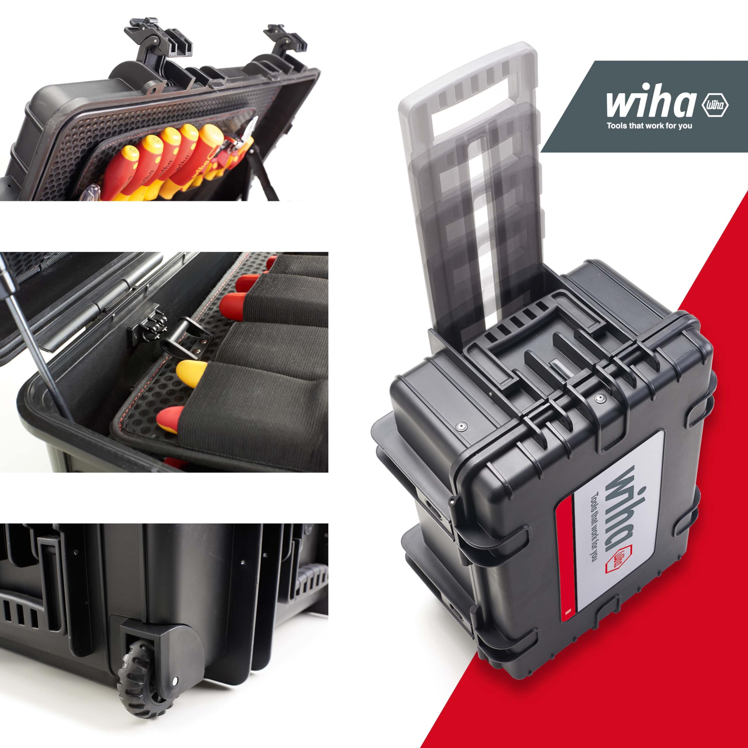 Wiha Set Attrezzi per Elettricista 115 pz Attrezzi Utensili Cacciavite Punte