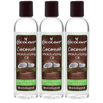 Cococare Coconut Moisturizing Oil 8.5 Ounce 260ml Pack of 3