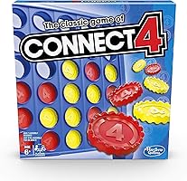 The Classic Game of Connect 4; Strategy Game for 2 Players; Connect 4 Grid; Get 4 in a Row; Game for Kids Ages 6 and Up