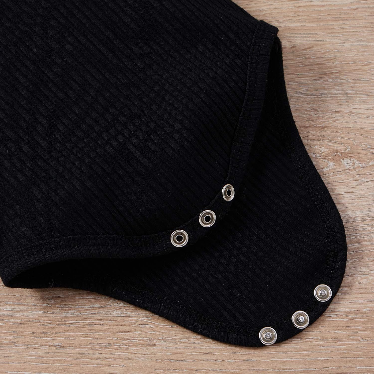 Winter Newborn Baby Boy Girl Clothes Set Ribbed Outfits Unisex Infant Solid Long Sleeve Tops Pants 2PCS