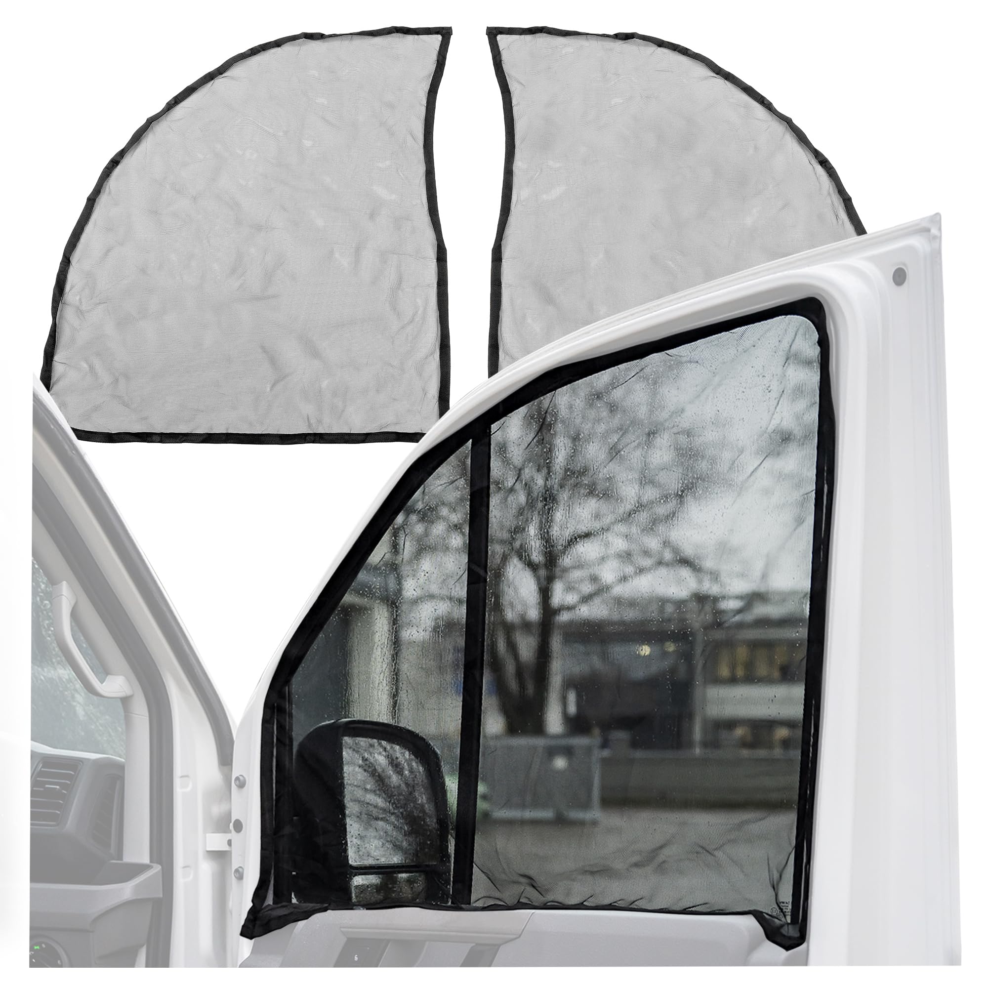 CHROMEMASTER | Magnetisches Fliegengitter für Camper, Campervan, Wohnmobil | Kompatibel mit FIAT Ducato 2006+ | Moskitonetz, Schutzgitter Gegen Insekten, Ungeziefer, Mücken und Spinnen