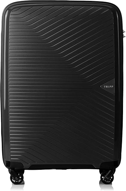 Tripp Black Chic Medium 4 Wheel Expandable Suitcase