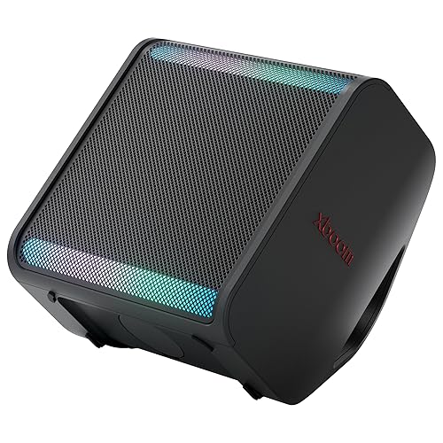 LG xboom Stage 301 by will.i.am, Portable Party Speaker, 6.5” woofer and Dual 2.5” midrange Drivers, up to 12 Hours, Wedge Design + Tripod Port, IPX4 Water Resistant. Perfect for Tailgates
