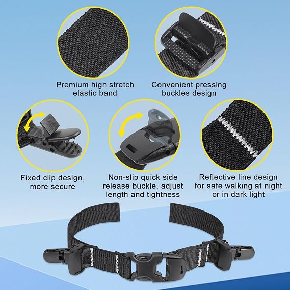Backpack Chest Strap Add on, Elastic Backpack Sternum Strap, Heavy Duty Adjustable Chest Belt with Quick Release Buckle