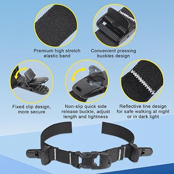 Backpack Chest Strap Add on, Elastic Backpack Sternum Strap, Heavy Duty Adjustable Chest Belt with Quick Release Buckle