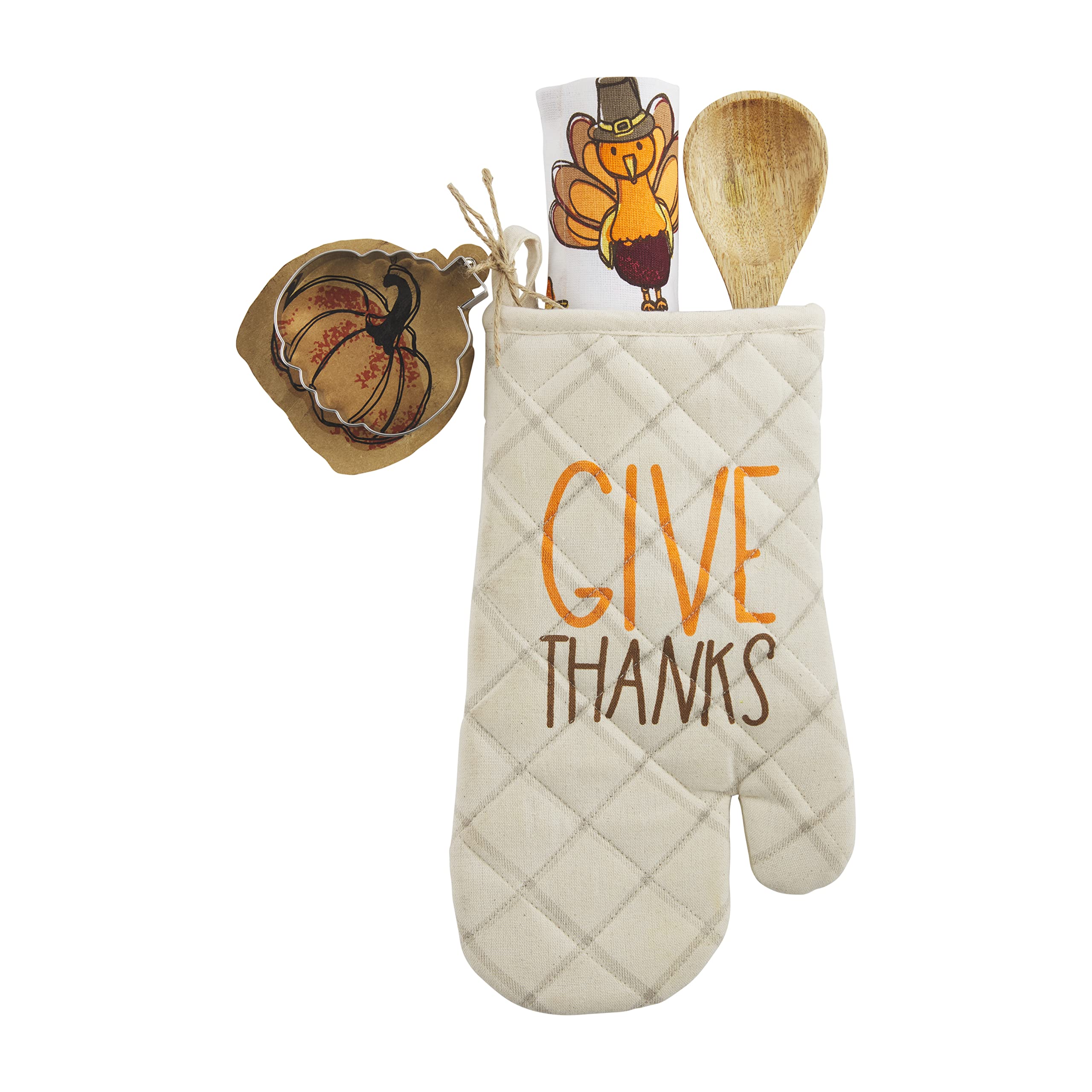 Gant de cuisine Thanksgiving isolant contre les brûlures et sa serviette absorbante