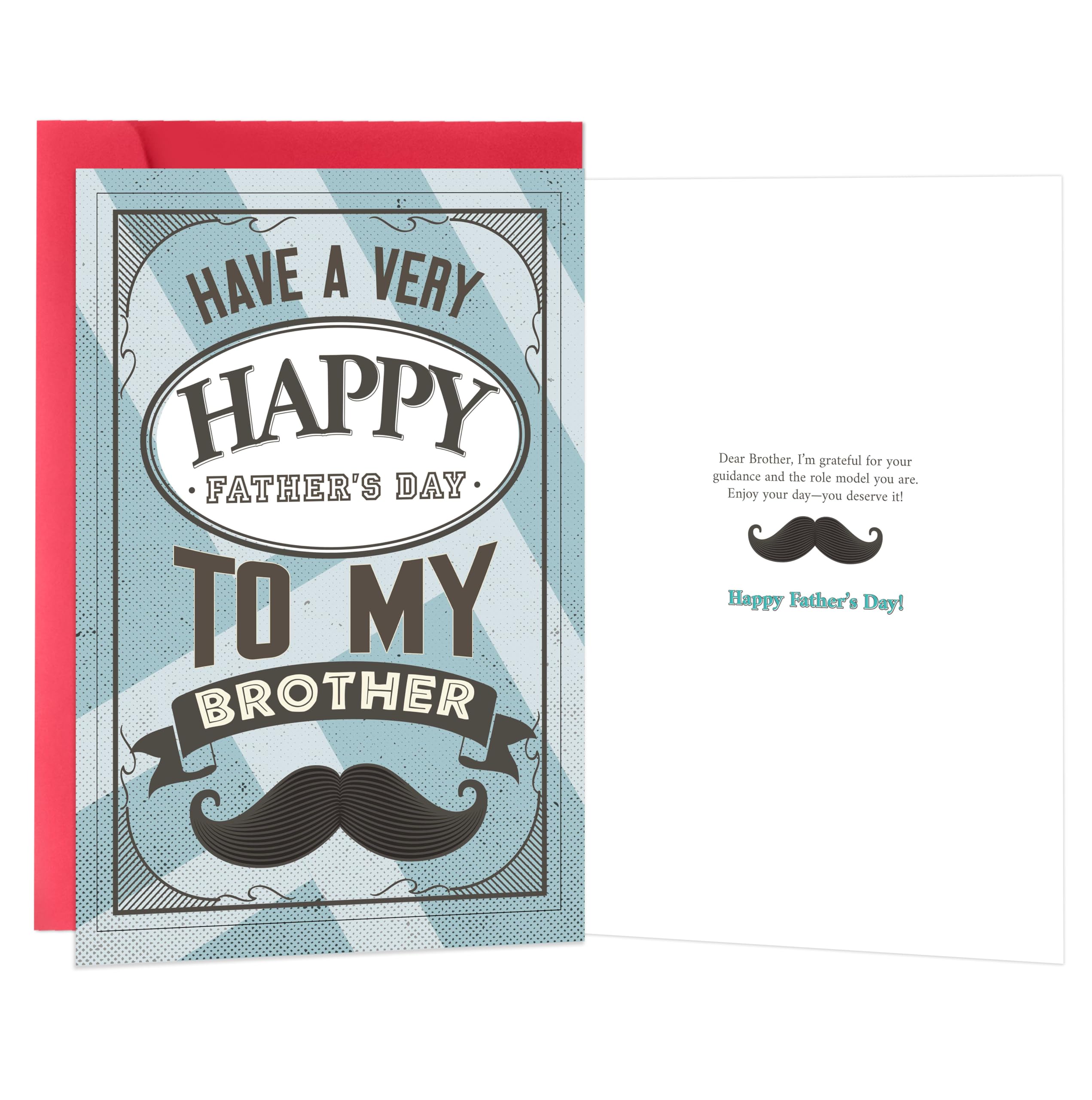 Beixian Funny Fathers Day Card for Brother, Fathers Day Card Gifts from Brother Sisters, Have A Very Happy Father's Day