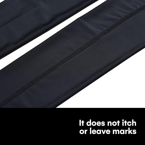 Miniatura 3 de POWRX Manga de compresión para hombres y mujeres, mangas deportivas refrescantes, lavables, para béisbol, fútbol, baloncesto