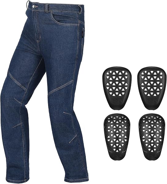 KEMIMOTO Motorradhose Herren, Motorrad Jeans Herren mit Protektoren Integriertem Schutz, Abriebfest, Elastisch, Atmungsaktiv und Bequem, für Alltag und vielseitige Outdoor-Motorradaktivitäten - 1