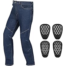 Motorcycle Pants for Men and Women. Stretch Fabric Casual Motorcycle Jeans for Motorcycle Riding, Commuting, Touring
