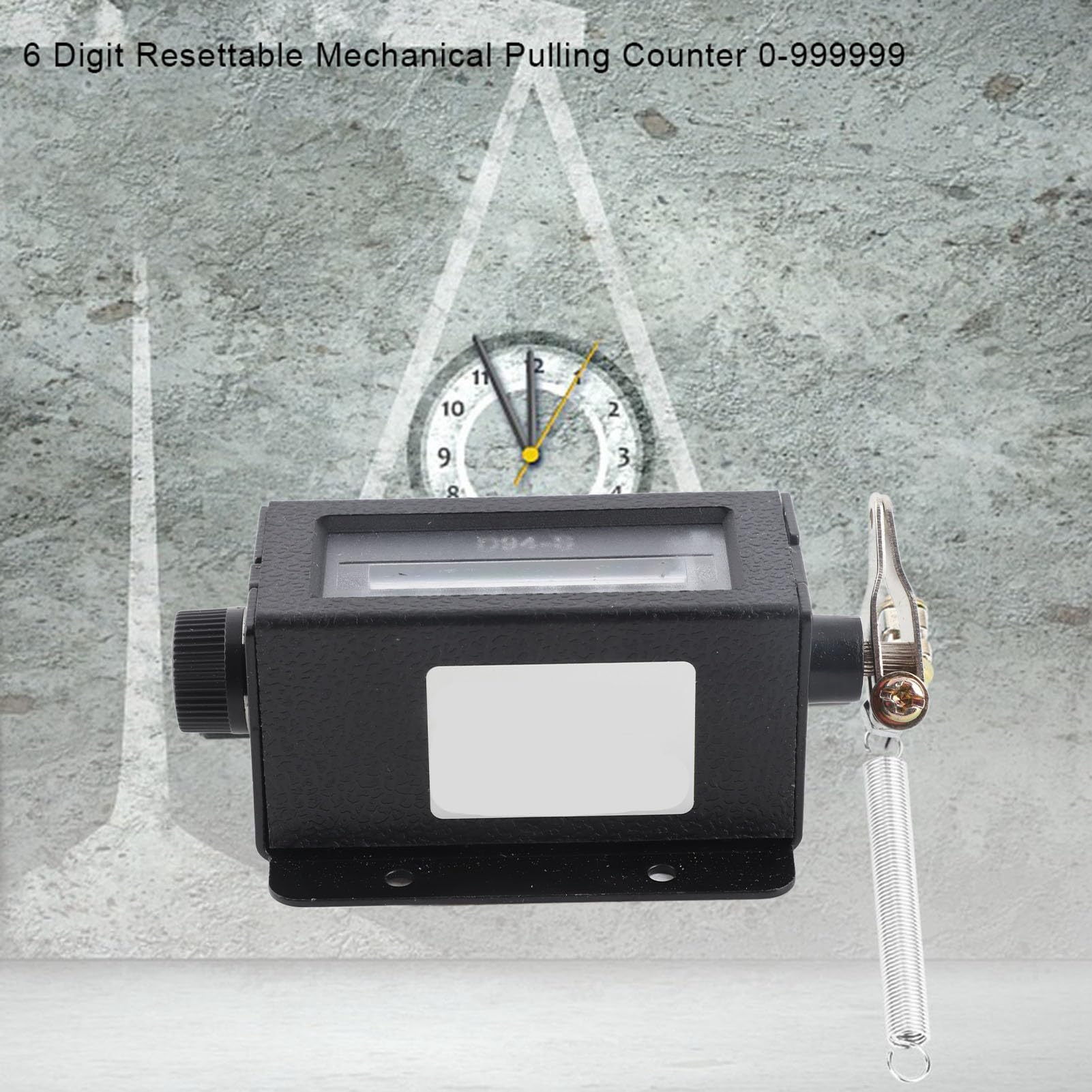 Moofey Clicker Counter, 0-999999 Mechanical Calculator, D94-S 6 Digit Counting Clicker for Cumulative Records